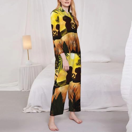 Ensemble de pyjama à manches longues EdWal nuit douce pantalon long