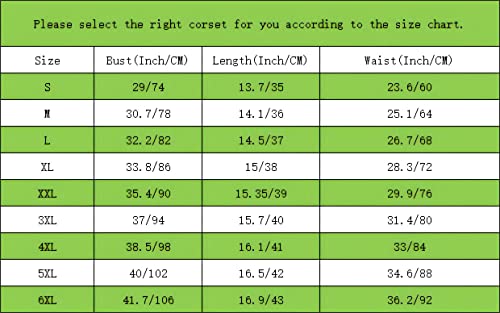 Lieedrsf Corset For Women Green Corset Top For Women Bustier Lace Up Shapewear Top Corset Lacing Women Tube Cincher Tops (Xl) #TOP5