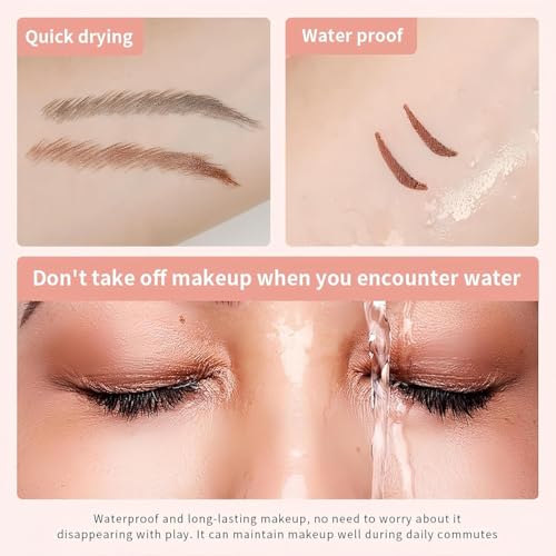 Image of Foldable Eyeliner Stamp Pen with Dual-End Wing Applicator - Waterproof Black Eyeliner Tool, Smudge Resistant Eye Makeup Stamp for Symmetrical Wings, Beginner Friendly Cosmetic Pen