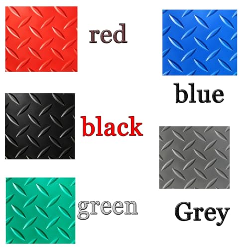 Tapis de sol de garage en PVC bleu de 1x2m imperméable - 7