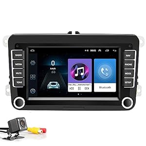 Bluetooth autoradio 2 Din 7 inch multimediaspeler voor auto Android 8.1 auto stereo navigatie radio voor WiFi GPS voor Skoda V/W Passat B6 Polo Golf