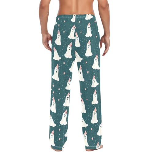 Spirits Stars Men's Cotton Pajama Pants with Pockets and Drawstring Comfortable and Stylish,S3