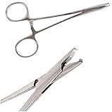 Stainless Steel Body Piercing Clamps Forceps Micro Dermal Anchor Hemostat