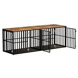 Photo Gallery tingtingli mobili casse cani,cassa cani con divisori rimovibili,cassa cani in legno da 76 pollici, cuccia for cani in legno resistente con 4 porte + piedini regolabili for cani di taglia medio-grande Photo Gallery tingtingli mobili casse cani,cassa cani con divisori rimovibili,cassa cani in legno da 76 pollici, cuccia for cani in legno resistente con 4 porte + piedini regolabili for cani di taglia medio-grande