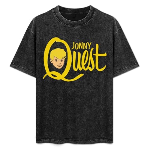 Mens Womens Jonny Anime Quest Oversized T Shirts Casual Round Neck Short Sleeve Shirts for Men Women L
