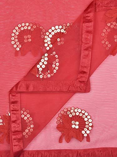 Image of DUPATTA BAZAAR Woman's Embellished Net Dupatta