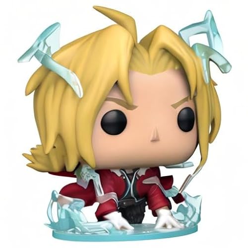 Funko Pop! Animation: FMA: B - Edward Elric - Ed - Glow in The Dark - 1/6 Odds for Rare Chase Variant - Full Metal Alchemist - Figurine en Vinyle à Collectionner - Idée de Cadeau - Produits Officiels