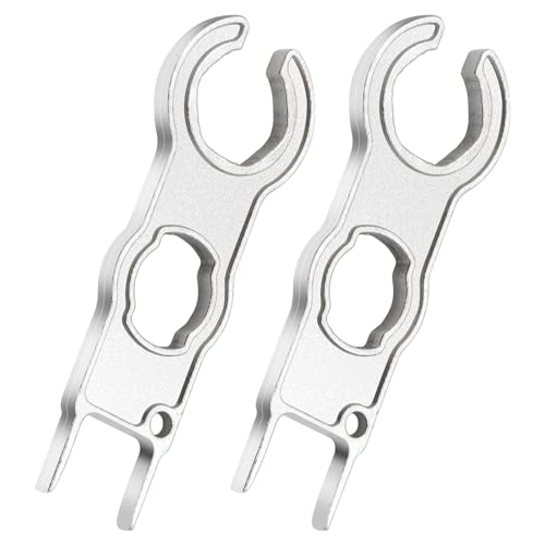 CATOSUM 1 Pair Solar Spanner Wrench for MC4 Connectors Solar Connector Tool Assembly Spanners Wrenches Solar Panel Connector Tool Solar PV Disconnect removal Tools