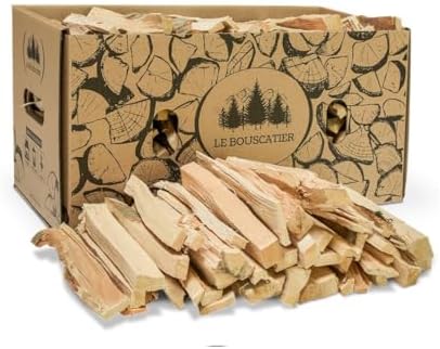 PINI Allume-bois De Chauffage En Bois De Chêne, 30 Kg, Bois D