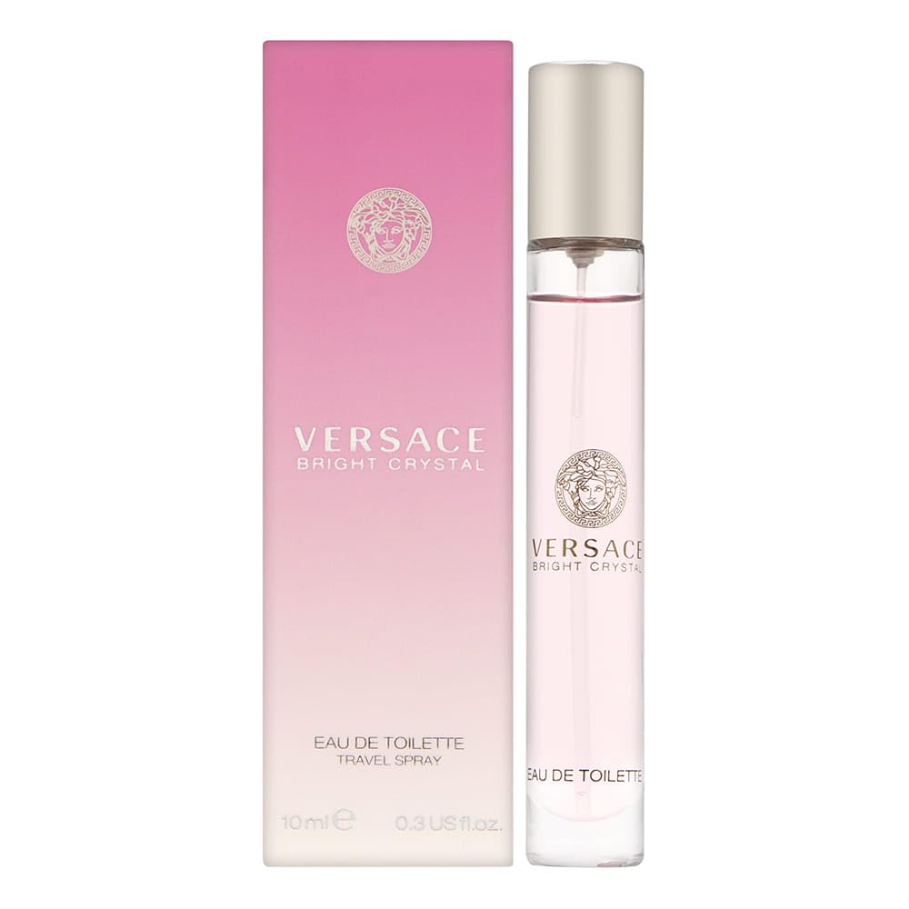 Versace Bright Crystal by Versace for Women 0.3 oz Eau de Toilette Travel Spray