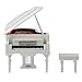 Modelo Musical Modelo de Piano en Miniatura, Juguete de Piano, para Juguetes de Regalo de cumpleaños, Mini Accesorios de decoración para Muebles