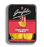 Garofalo Pasta Fresca, Mezzelune con ternera braseada y vino Merlot, 230g