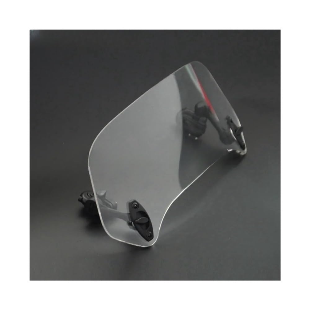 D'écran Déflecteurs Moto Extension De Pare-Brise Transparente pour Moto, Becquet De Pare-Brise Réglable, Déflecteur De Flux d'air, Ajouter sur Le Pare-Brise pour Pare-Brise pour