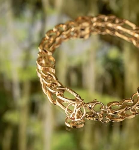 Purelei Premium Armband (Gold), Damen Armband aus langlebigem Edelstahl, Wasserfester Schmuck mit Anhänger, Länge verstellbar 17-20 cm – Ansicht 4