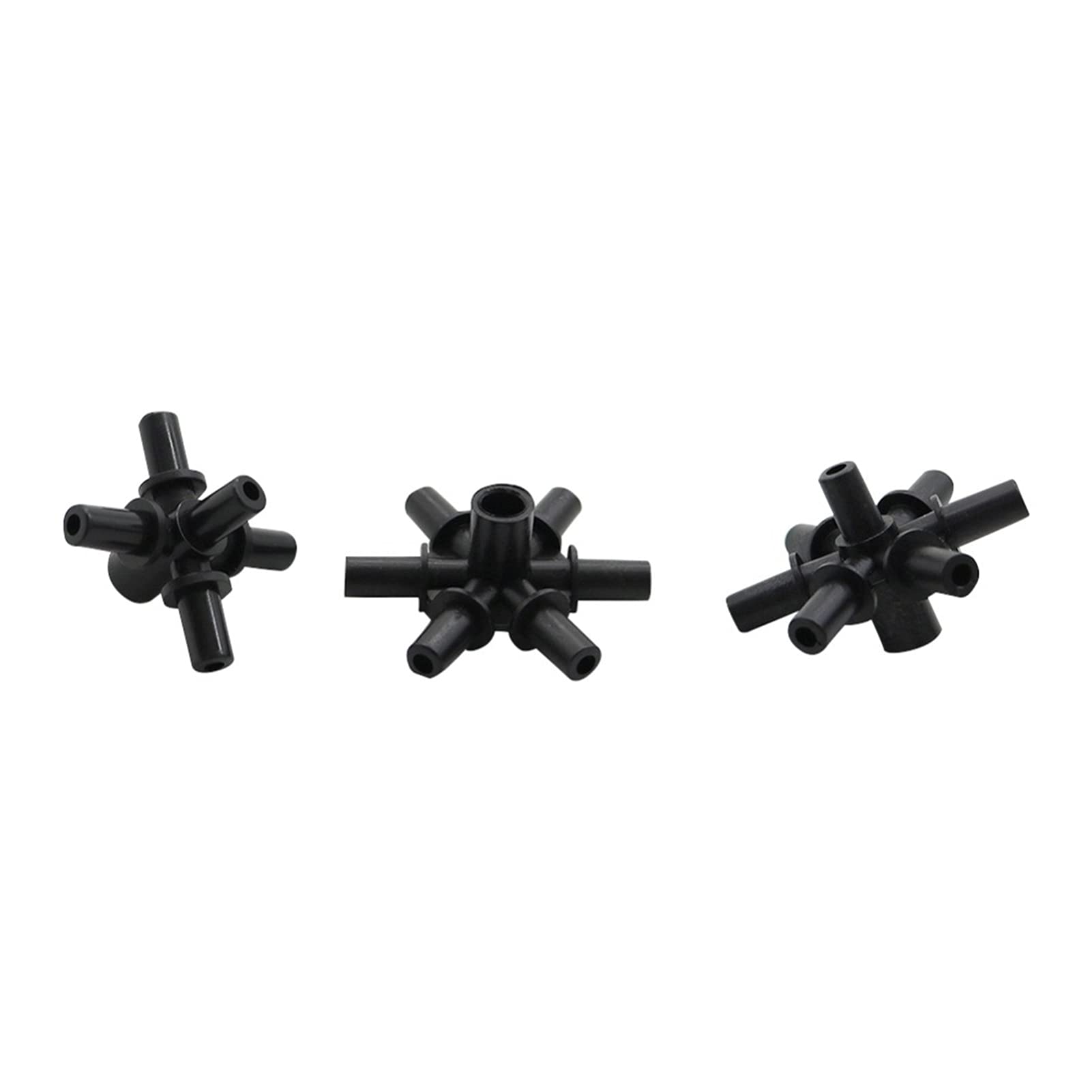 Système de brumisation d'irrigation de jardin avec connecteur multi-ports et 30 supports