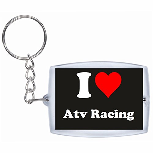 EXCLUSIVO: Llavero "I Love Atv Racing" en Negro, una gran idea para...