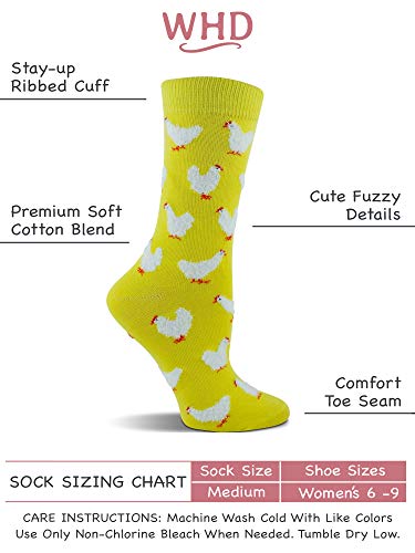 Chicken Socks with Chickens on them for Women and Men, Chicken Sox with Hens and Roosters Present Gift Stocking Stuffer2