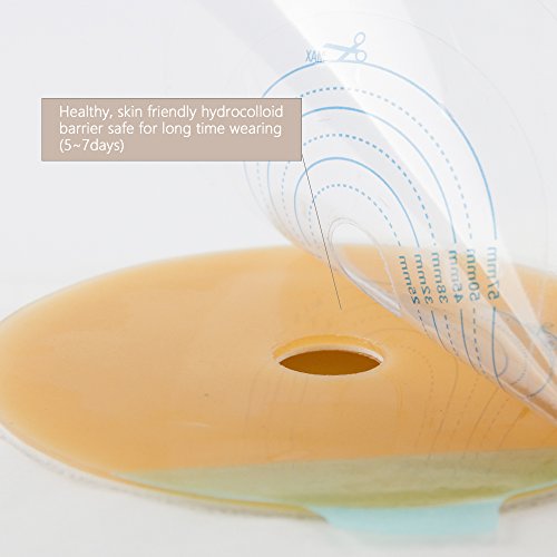 image for CARBOU Adhesive Skin Barrier with Non-Woven Border for Two-Piece Colos