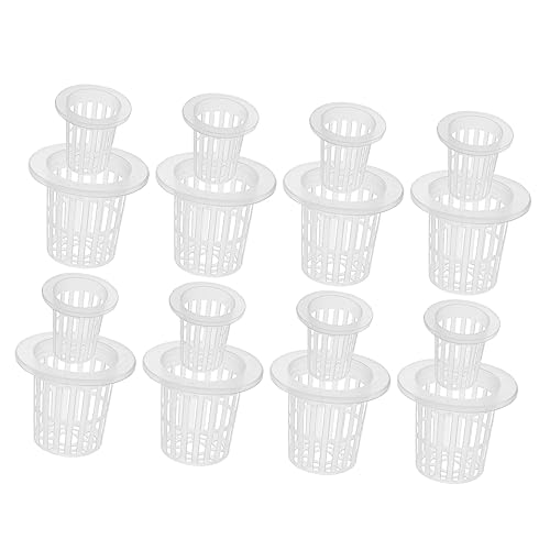 BESPORTBLE 60 Piezas Cestas para Plantar Verduras Cestas De Plástico para Cultivo Sin Tierra para Suministros De Jardinería y Crecimiento De Plantas Balcón