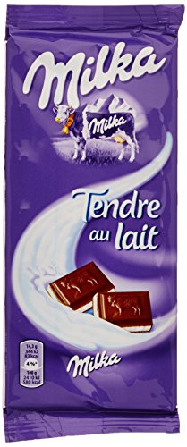 Milka Chocolat Tendre Lait 2 Tablettes de 100 g