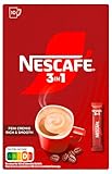 NESCAFÉ 3-in-1 Getränkepulver-Sticks, löslicher Bohnenkaffee mit Creamer & Zucker, Instant-Kaffee aus erlesenen Kaffeebohnen, koffeinhaltig, 1er Pack (1 x 10 Sticks à 15,5g)