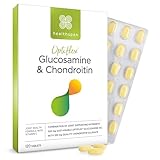 Healthspan Glucosamine & Chondroitin (120 Tablets, 500mg Glucosamine & 100mg Chondroitin) | Joint Health | Building Blocks of Joint Cartilage | 20mg Vitamin C | Sustainably Sourced