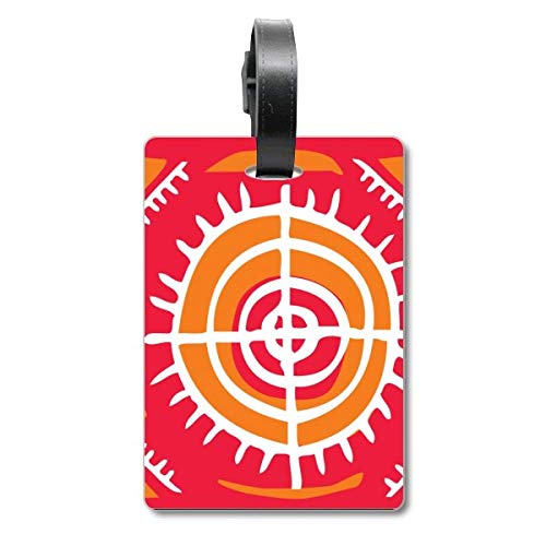 Étiquette bagage Target Mexico Totems pour vos vacances au soleil et circuits d'aventure