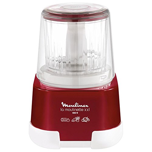 Moulinex DP800G Zerkleinerer La Moulinette Plus, weiss / metallic rot