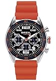 Der Herrenchronograph der Marke Breil aus der CHRONO Kollektion besticht durch seinen sportlichen Charakter und vereint Technik und Design