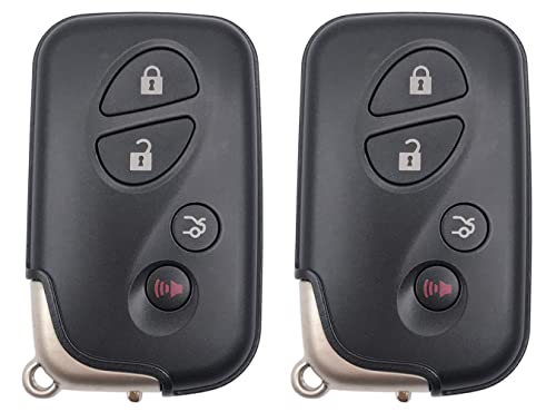 Coque de clé de rechange pour Lexus ES350 GS300 IS250 LS460 Boîtier 2X