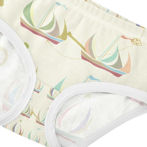 Colorful Sailboats Toddler Girls's Underwear 2T 202c14244