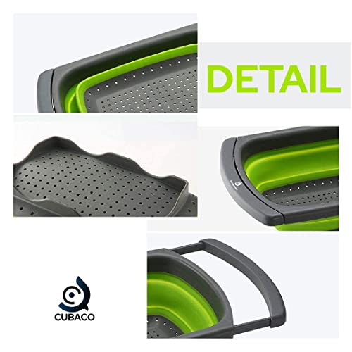 Silicone Kitchen Food Drain Basket Collapsible Kitchen Strainer Basket Washing For Fruit Vegetable Pasta #TOP6