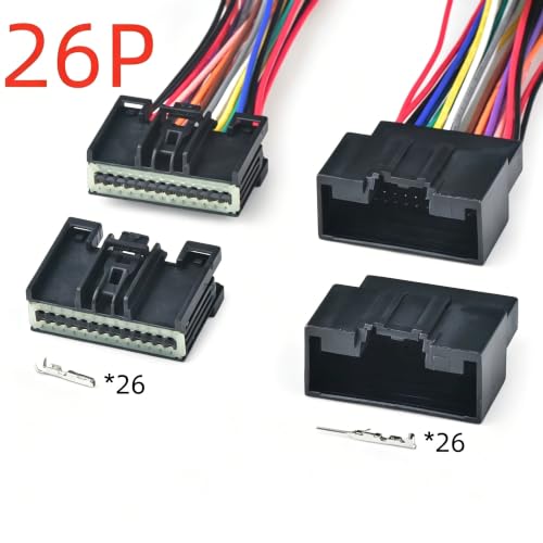 Conector automotriz 26P para Ford Mondeo y Focus arnés hembra 7287-2043-30 3