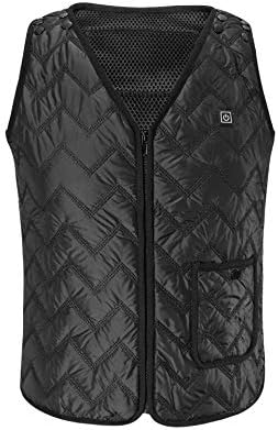 Heated Vest, Heating Electric Vest USB Charging Cold-Proof Heating Clothes Washable (Battery Not Included)（L-3XL）