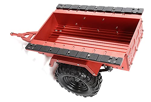 Integy Realistic Leaf Spring 1/10 Size Utility Box Trailer for Scale Crawler Truck