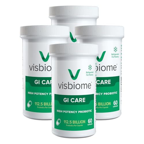 Image of Visbiome® GI Care - High Potency Probiotic - 112.5 Billion CFU Live Probiotics, Original De Simone Formulation, Made in USA, 240 Capsules.