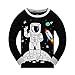 Little Boys Pajamas for Toddler Clothes Set Astronaut Sleepwear Long Sleeve 100% Cotton 2 Piece Kids Pjs Size 3T