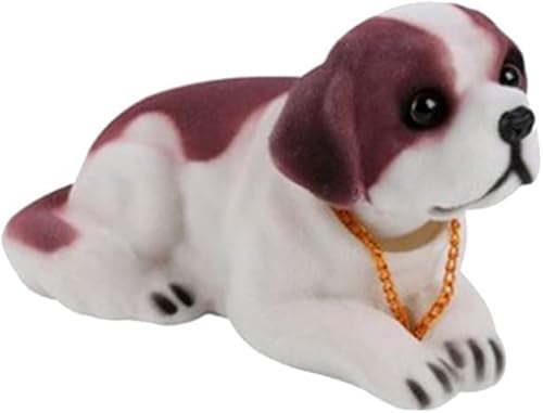 Veemoon Adornos para tablero de automóvil, cabeza de salpicadero, cabezas de perros, adornos de tablero de automóvil, decoración de automóvil,