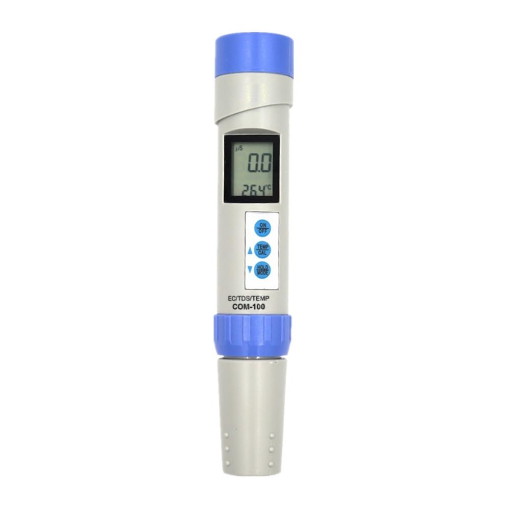 Ranjover As Shown Professional Com-100 Ec Analyzer Tds Meter Temp Tester With Automatic Calibration And Data Hold Measurement