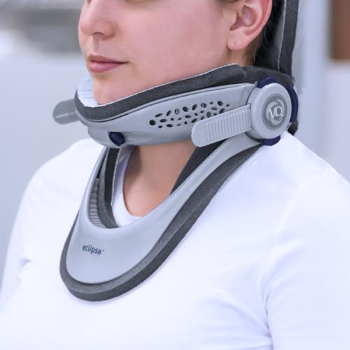 Eclipse Cervical Collar – Adjustable Semi‑Rigid Neck Brace with Soft Padding, Medical‑Grade Support for Herniated Disc, Whiplash, Spinal Stenosis & Post‑Surgical Recovery – Lightweight, FDA‑Registered, One Size Fits Most