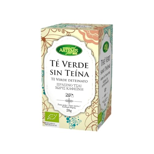 Té Verde sin teina Artemis, 20 bolsitas