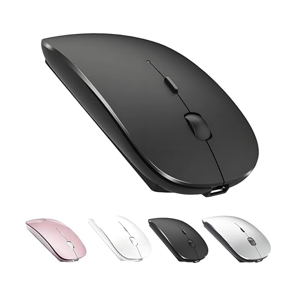 ZERU Bluetooth Mouse,Rechargeable Wireless Mouse for MacBook Pro/MacBook Air,Bluetooth Wireless Mouse for Laptop/PC/Mac/iPad pro/Computer