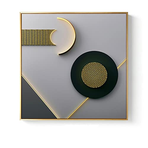 Cuadros abstractos geométricos de 40x40cm para salón