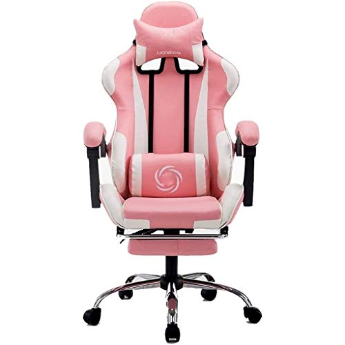 DUYHBAWRS Comfortable Lying Household Chair Internet Cafes Computer Chair Racing Synthetic Leather Gaming Chair