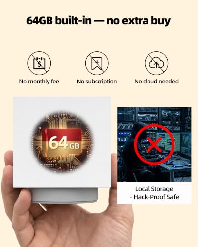 Genie S 2 5K Pet Dog Cat Camera No Subscription Required Built in 64GB Storage Phone APP - image 3