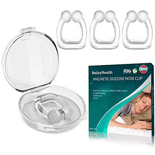 2022 Dilatatore Nasale Antirussamento, Dispositivi Anti Russare Soluzione Anti Russamento Anti Russare Tappo, Silicone Clip per naso Magnetico Dilatatore nasale,Ti Aiuta A Respirare E Dormire Meglio