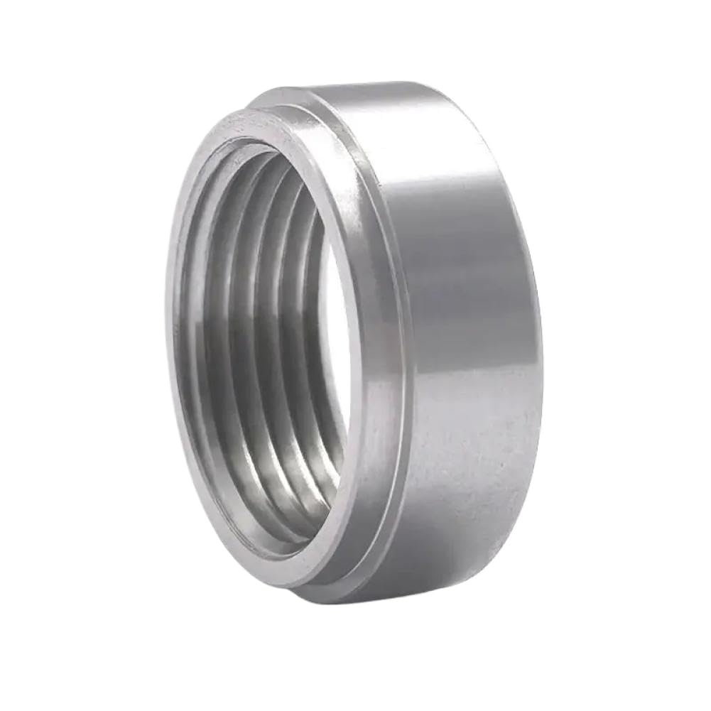 Cxusacaah Women's 3-4Npt Stainless Steel Threaded Stepped Weld Bung Metric Mounting Boss Fitting With 1/2Npt 1/4Npt 1/8Npt 3/4Npt 3/8Npt(3-4Npt)