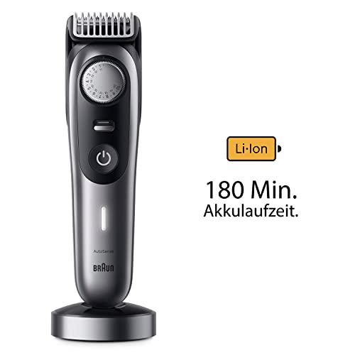 Braun Barttrimmer Series 9, Elektrischer Bartschneider Herren mit 11 Barber-Tools, Ultrascharfe...