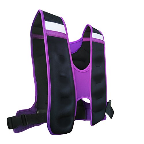 ZEYU SPORTS Weighted Vest (Purple 10LBS)