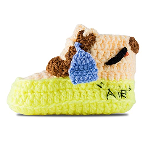 Image of Diaper Book Club Baby Sneakers Crochet Hypebeast Shoes for Toddler Sneakerheads, Soft Booties for Boys & Girls, Designer Kids Fashion, Breathable & Comfortable Children's Kicks